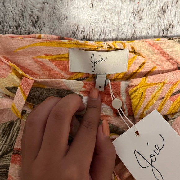 Joie linen belted shorts - Picture 4 of 4